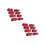 16 Pcs Pull-Back Fire Truck Toy Vehicles For Children 4