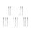 15 Pcs Eyebrow Mapping Pen For Microblading And Lip Marking White 7