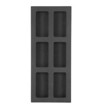 3Pcs Graphite Ingot Mold For Casting Gold Silver Aluminum Copper Brass
