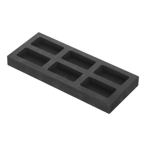 3Pcs Graphite Ingot Mold For Casting Gold Silver Aluminum Copper Brass 1