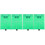 4 Pcs Green Floor Target Plate With Stand For Leveling 3