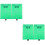 4 Pcs Green Floor Target Plate With Stand For Leveling 6