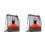 2 Sets Portable Multi-Function Soccer Disc Cones Professional Agility 10