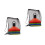 2 Sets Portable Multi-Function Soccer Disc Cones Professional Agility 4