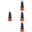4Pcs Traditional Tower Model Mini Resin Statue Tabletop Decor 7
