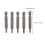 30 Pcs Magnetic Screwdriver Bits Head 4