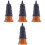 4Pcs Traditional Tower Model Mini Resin Statue Tabletop Decor 4