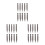 30 Pcs Magnetic Screwdriver Bits Head 10