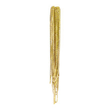 Golden Glass Crystal Chain For Jewelry Making Trim Craft Sewing 2mm