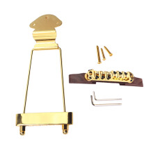 Gouden En Tailpiece Set Voor 6-Snarige Jazz Gitaar