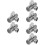 3 Pcs Water Flow Control Valve Shower Valves Diverter Attachment 7