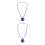 2Pcs Delicate Blue Golf Hat Clips Portable Ball Marker Accessories 9