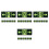 16 Pcs Glowing Exit Sticker Self Luminous Emergency Wall Safety Sign 5