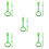 20 Pcs Pull Up Rings For Playpen Walking Exercise Safety 4