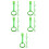 20 Pcs Pull Up Rings For Playpen Walking Exercise Safety 10