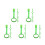20 Pcs Pull Up Rings For Playpen Walking Exercise Safety 7