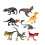 16 Pcs Artificial Dinosaur Model Set Plastic Figurines For Kids 8