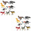 16 Pcs Artificial Dinosaur Model Set Plastic Figurines For Kids 6