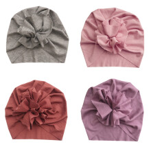 2 Pieces Flowers Fetal Cap Newborn Baby Elastic Turban Kids Headwear