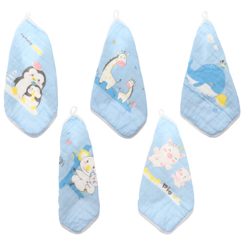 10 Pcs Baby Gauze Printing 1
