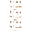 3 Sets Terracotta Soldier Desktop Decorative Mini Model 10