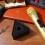 8 Pcs Portable Abs Triangle Mic Flag Station Logo Black 6