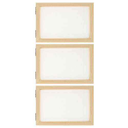 6 Pcs Diy Paper Making Wood Frame