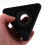 8 Pcs Portable Abs Triangle Mic Flag Station Logo Black 4
