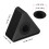8 Pcs Portable Abs Triangle Mic Flag Station Logo Black 2