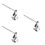 3St Percussie Drum Clip Cowbell Accessoire 7