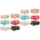 12Sets Multilayered Beaded Armbanden Dames Kleurrijk 4