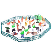 96Pièces Collection Animaux En Plastique Colorés Pour Jeu Et