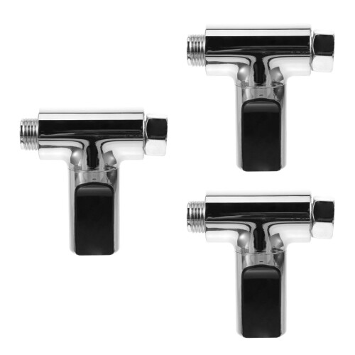 3St Zilveren Douche Thermometer Water Temperatuurmeter LED 1