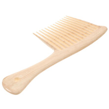Wide Tooth Comb for Thick Hair with Long Handle, Detangling and Gentle Scalp Massager Brush
