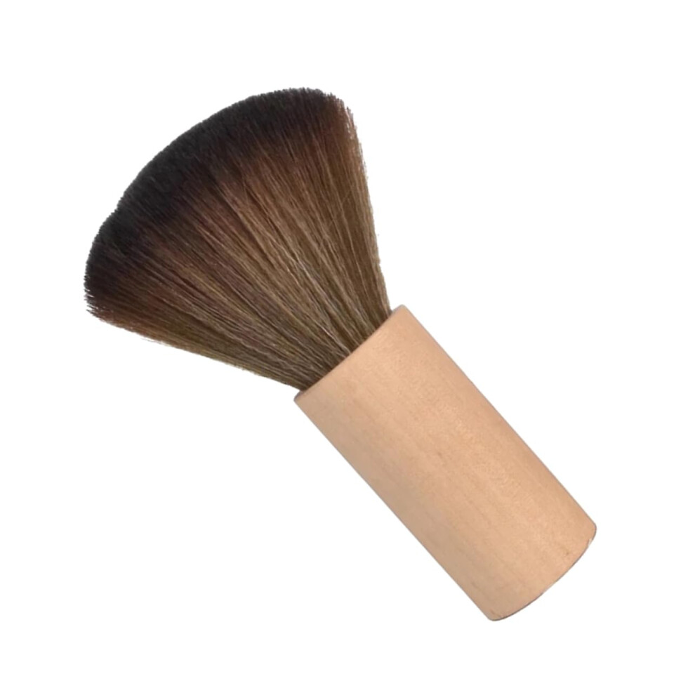 Wooden Barber Hair Cutting Brush with Gentle SkinFriendly Bristles for Salon and Home Use