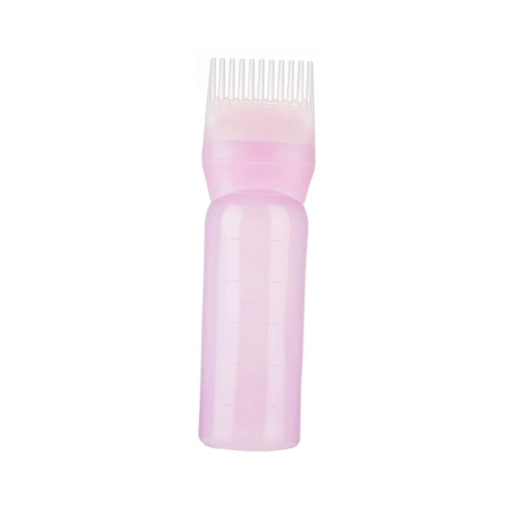 Hair Dye Applicator Bottle with Comb Nozzle for Precision Root Coverage and Mess Coloring