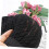 2pcs Elastic Dome Cornrow Wig Cap with Combs, Breathable Crochet Design, Black, Stretchable Fit 5