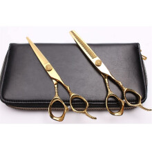 6 Inch Pet Grooming Scissors and Professional Dog Hair Thinning Shears for Salon and Home Use