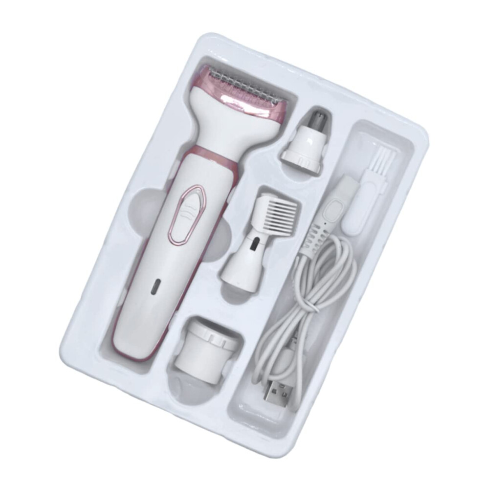 Women's Hair Removal Kit USB Rechargeable Eyebrow Trimmer Nose Hair Shaver for Travel