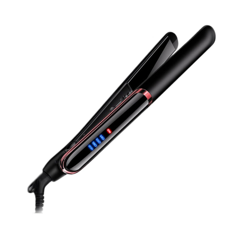 2 in 1 Ceramic Hair Straightener and Curler for Wet and Dry Hair with Frizz Reduction