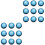 2Stk Hellblaue Resin Patch Halbkreis Schmuck Basteln DIY Schmuckdesign 3