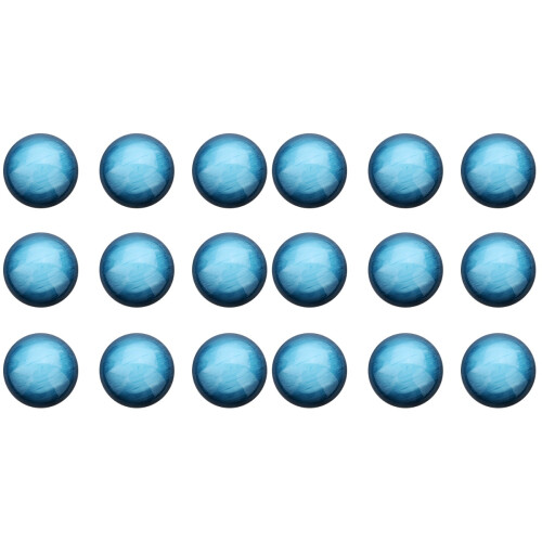 2Stk Hellblaue Resin Patch Halbkreis Schmuck Basteln DIY Schmuckdesign 1