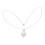2Stk Duftkette Herz Urne Silber Ascheschmuck 9