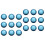 2Stk Hellblaue Resin Patch Halbkreis Schmuck Basteln DIY Schmuckdesign 4