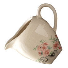 1Pc Ceramic Public Tea Cup Hand Painted Tea Dispenser for Home Use