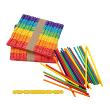 80 Stücke Farbe Stick Popsicle Sticks Stick Holz