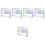5Sets Multi Acrylic Nail Tips Display Holder Reusable Manicure Frame 6