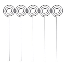 100Stk Metall Foto Clip Halter Silber Kreis Memo Stand Büro