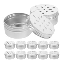 12St Metall Dosen 80G Aluminium Mit Schraubdeckel Für Haarwachs