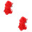 2Stk Nylon Slow Feeder Bag in Rot, Großer Pferdefütterungsbeutel 6